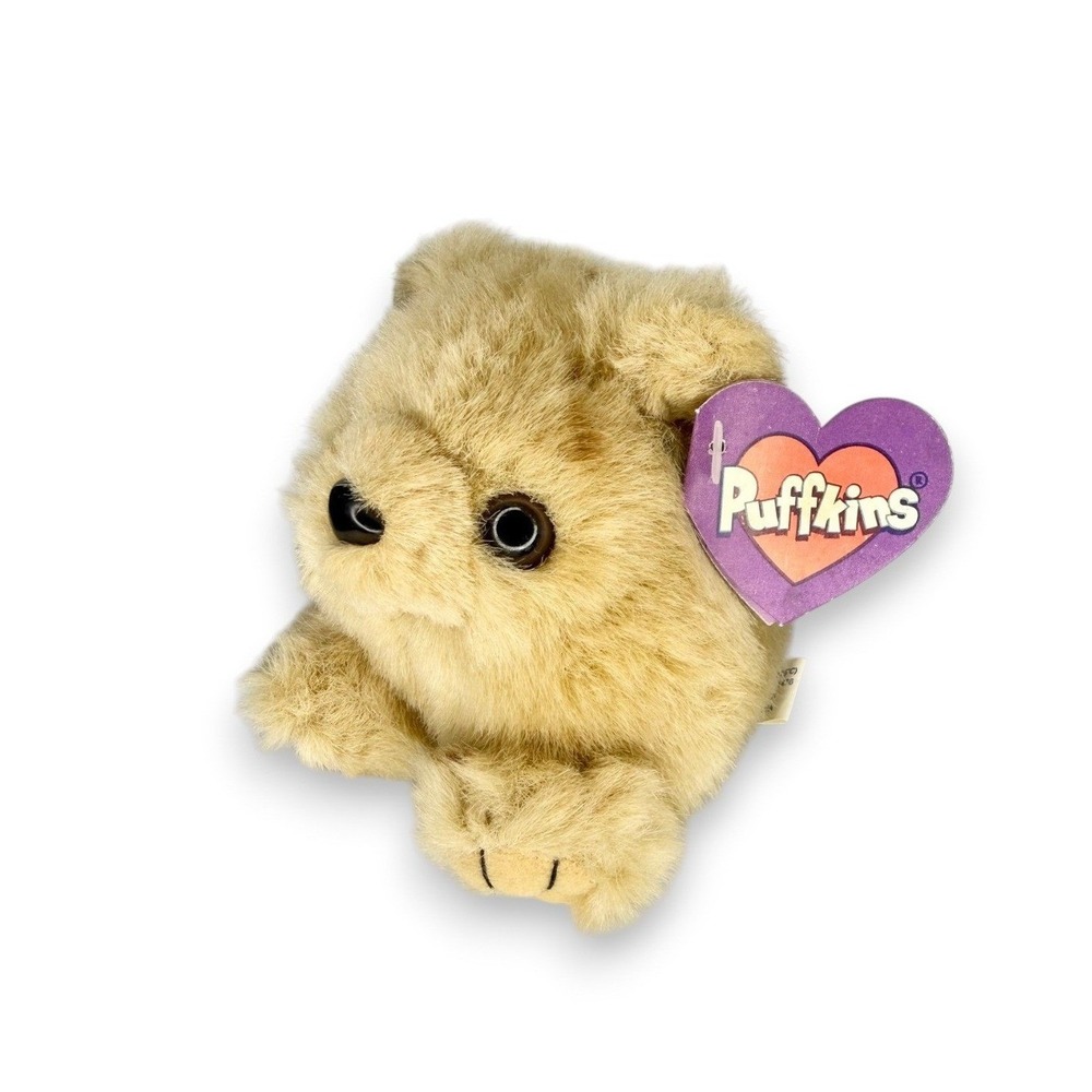 Honey the Bear | Honey Golden Cuddle Bear | Puffkins Collectible Plush